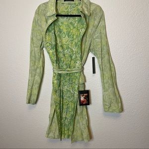 Vintage NWT Elie Tahari Retro Bandana Print Jasper Coat💚